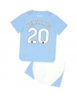 Manchester City Bernardo Silva #20 Domácí dres pro děti 2023-24 Krátký Rukáv (+ trenýrky)